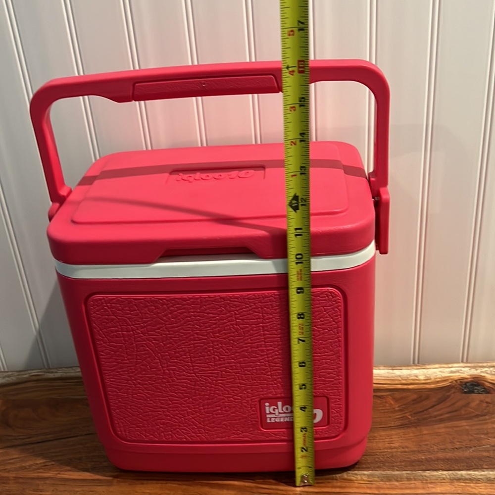 Rare✨Vintage-Igloo Legend 10 Pink Cooler Like New - Picture 10 of 16